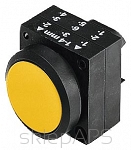 3SB3, 22 MM, Flat Button-switch, plastic, w/o joins, with a grip, white, round, OPIS: I - 3SB3000-0AB11