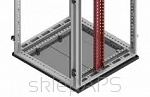 Cabinet CQE, vertical rails 2 pcs