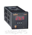 A clock with mechanical setting delayed switch on / delayed switch off, 1 setpoint valuminium framee 72x72mm - XT264-CU